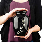 Pawprints to Heaven Pet Urn (5 Colors Available)