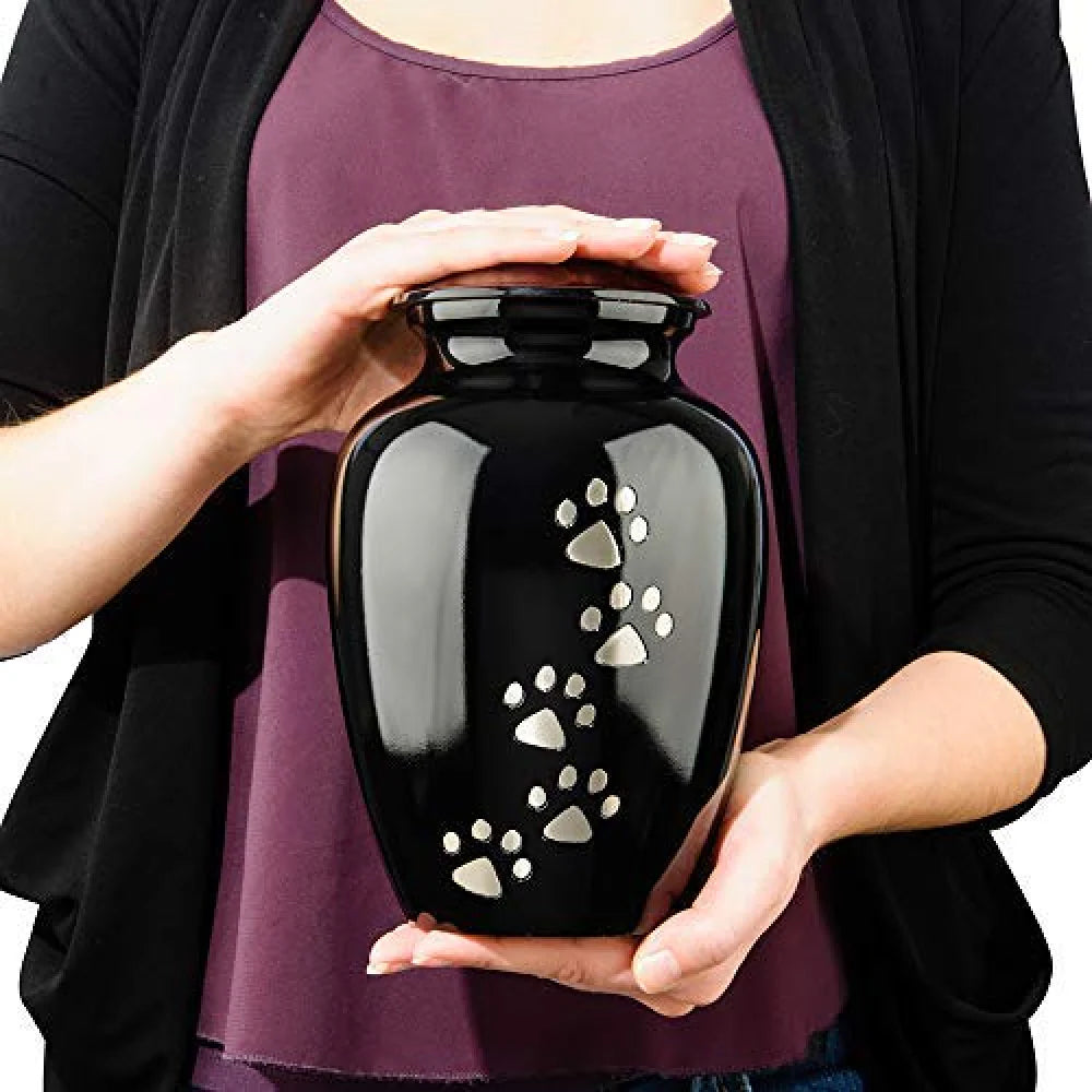Pawprints to Heaven Pet Urn (5 Colors Available)