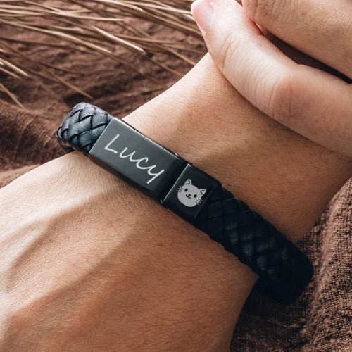 Custom Engraved Cremation Bracelet | Store Ashes