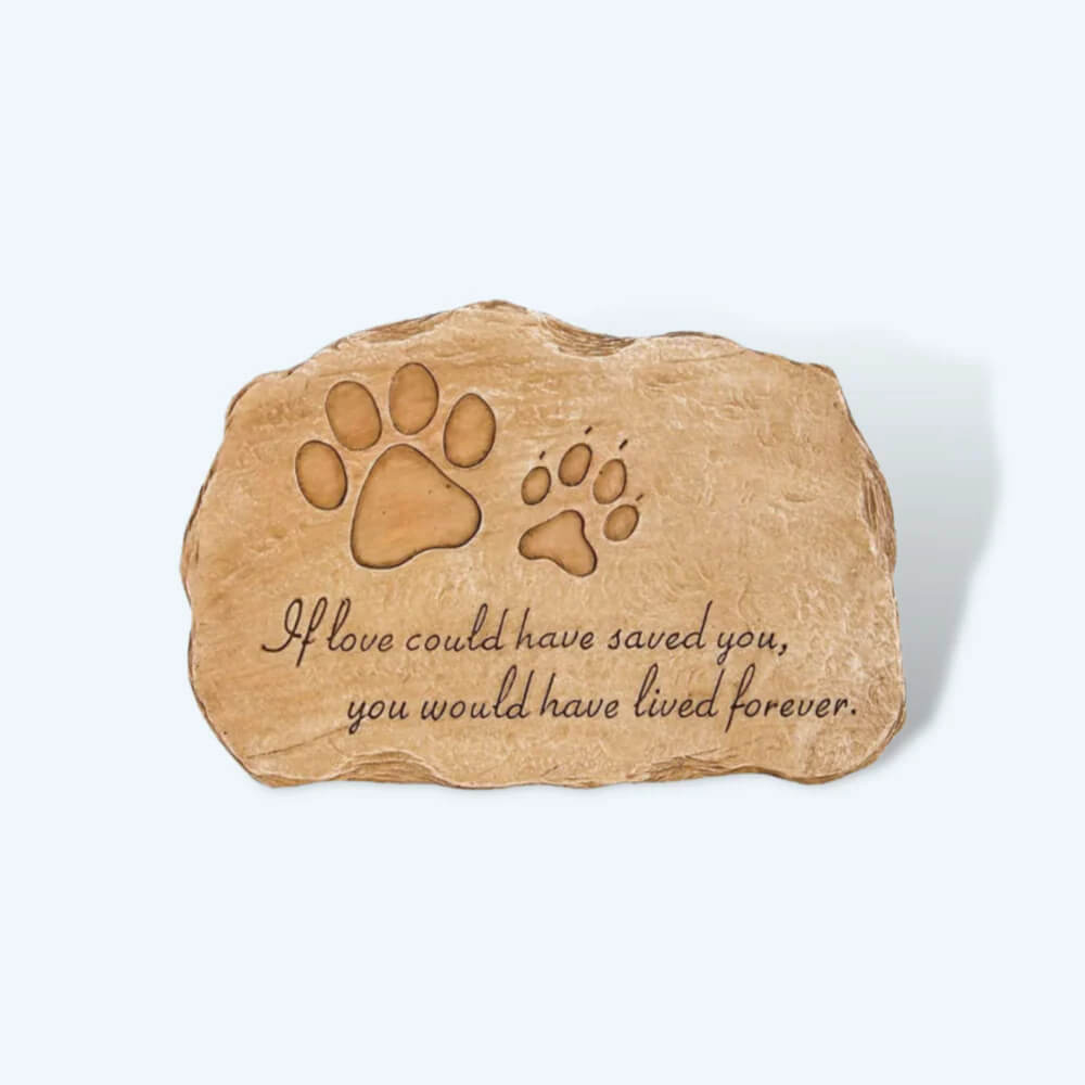 Classic "If Love Could Have Saved You" Garden Stone