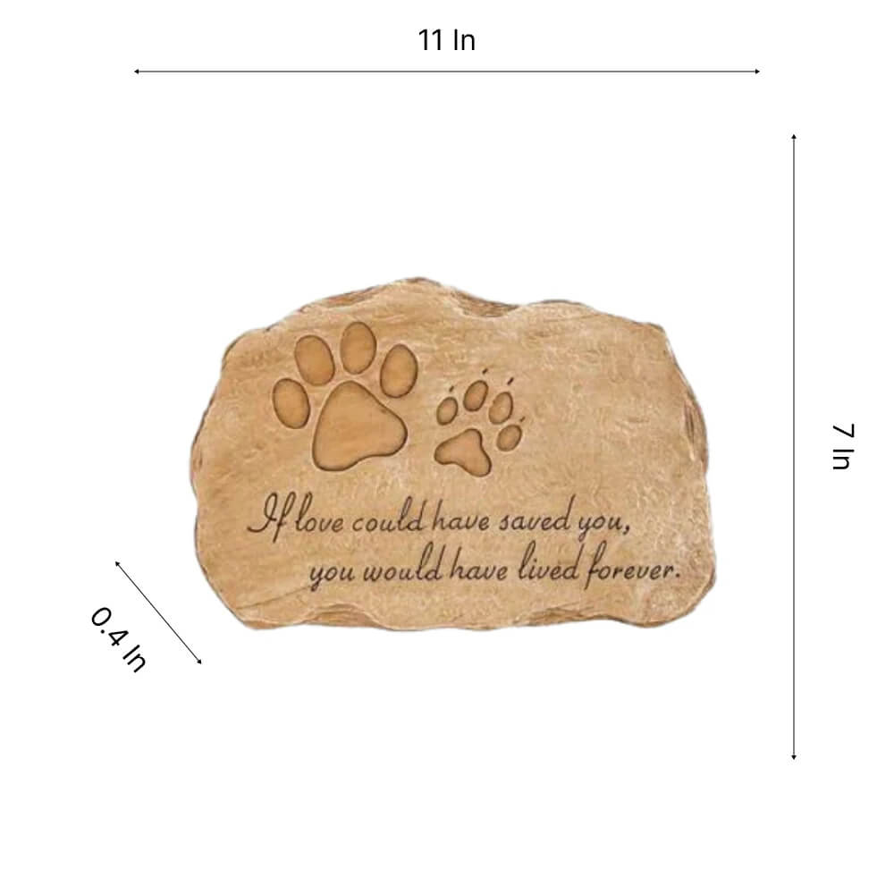 Classic "If Love Could Have Saved You" Garden Stone