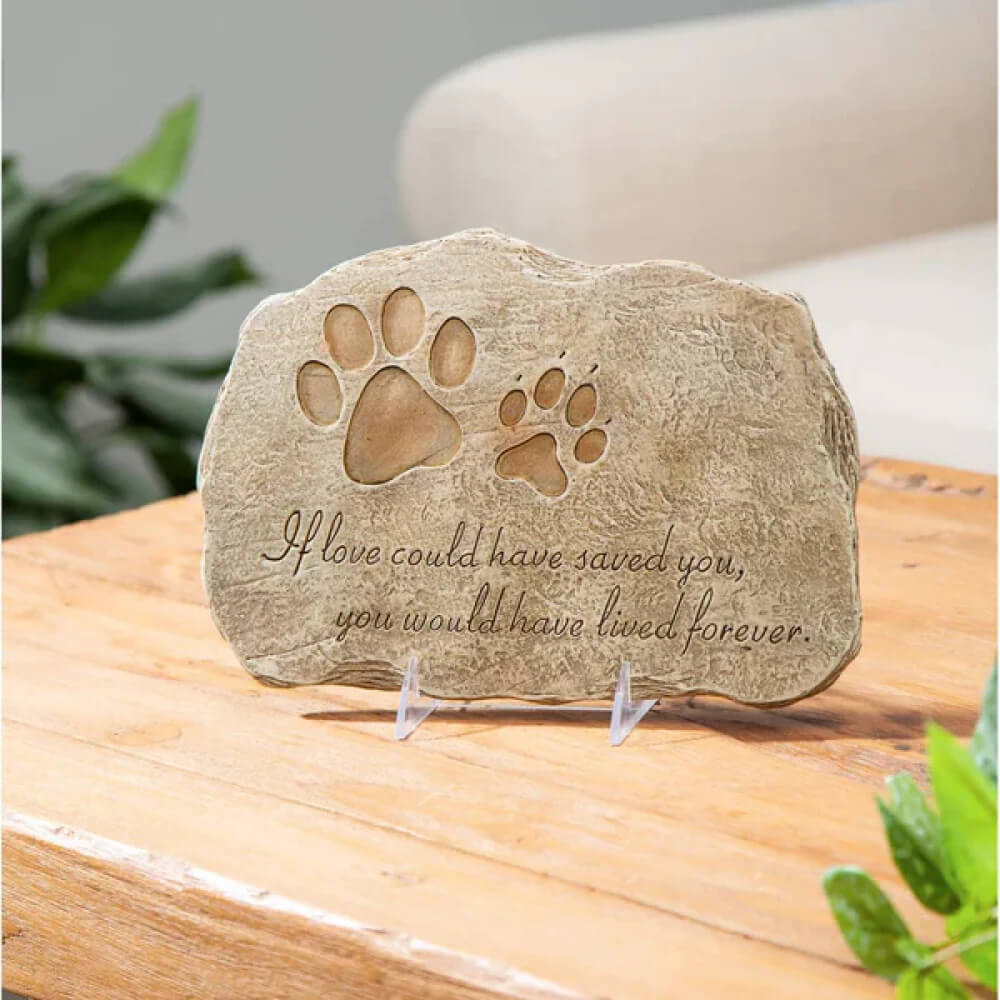 Classic "If Love Could Have Saved You" Garden Stone