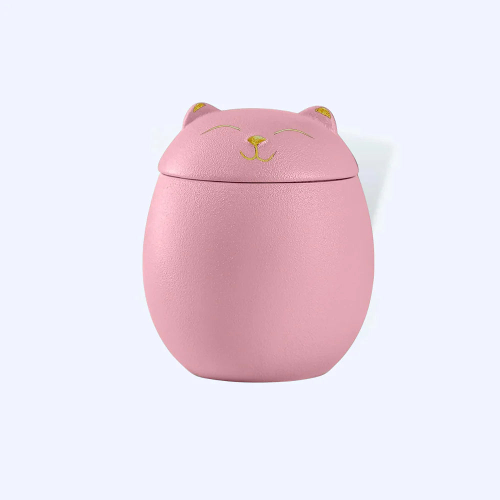 Cute & Colorful Ceramic Cat Urn (6 Colors Available)